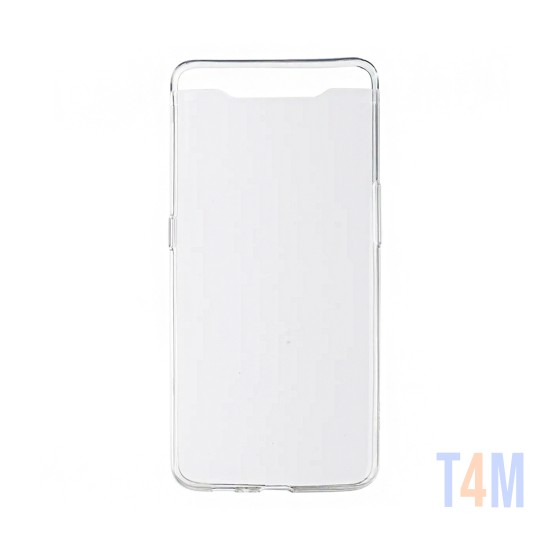 Soft Silicon Case for Samsung Galaxy A80 Transparent